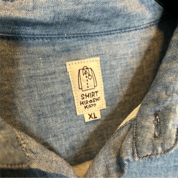 Hiroshi Kato Double Gauze Chambray shirt - Picture 4 of 5